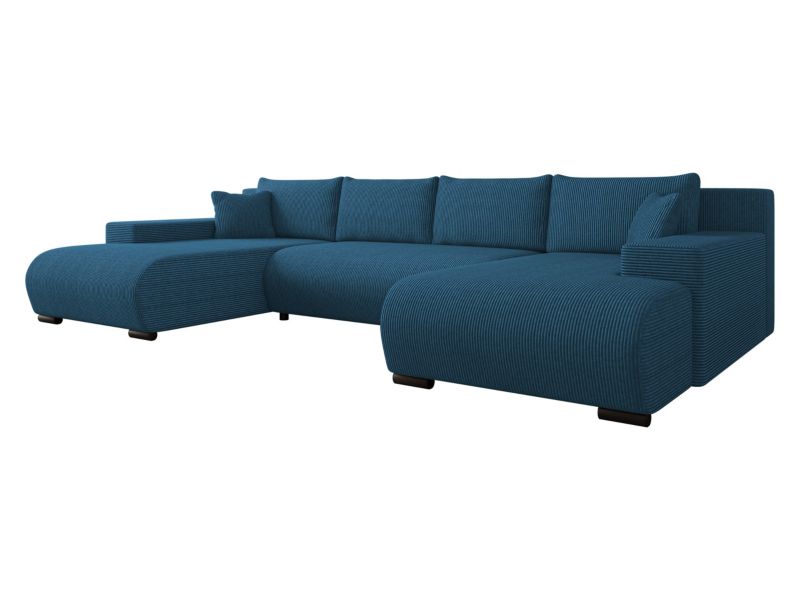 Narożnik z funkcją spania MIRJAN 24 Nojan U kobaltowy sztruks 1 szt.