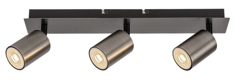 Reflektor sufitowy Rabalux Gerhard armatnia szarość 3 x GU10 x IP20 wym: 13 x 43 x 5,5 cm - 1 szt.