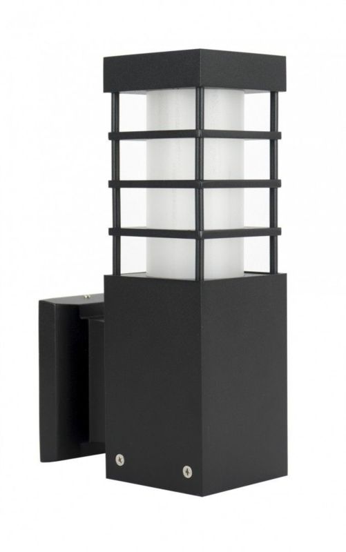 Kinkiet ścienny zewnętrzny SU-MA Rado czarny industrialny 1 x E27 x IP54 wym: 25 x 8 x 14 cm - 1 szt.