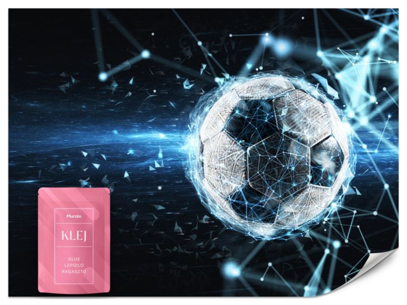 Fototapeta Muralo Piłka Nożna w Nowoczesnym Stylu 250x175 cm 1szt.