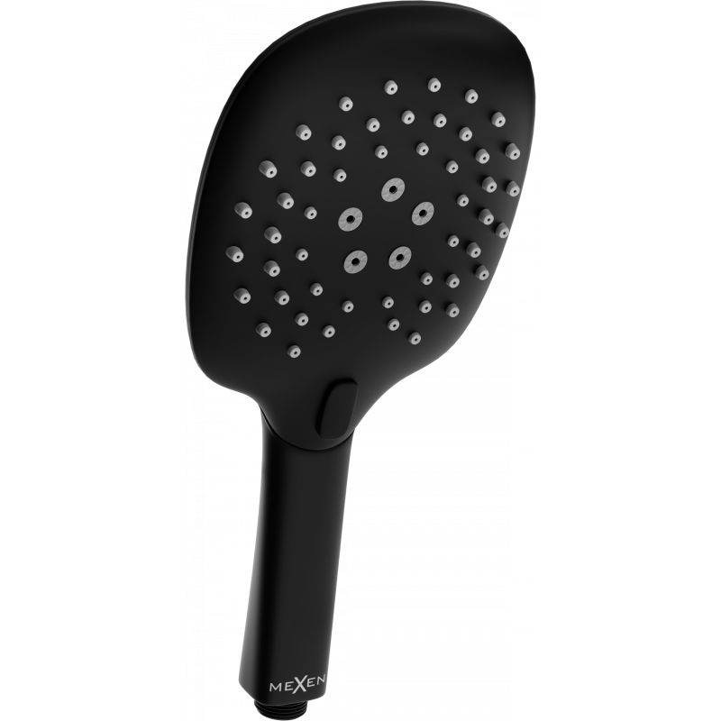 Rączka prysznicowa Mexen R-22 czarna 3-funkcyjna 1 szt.
