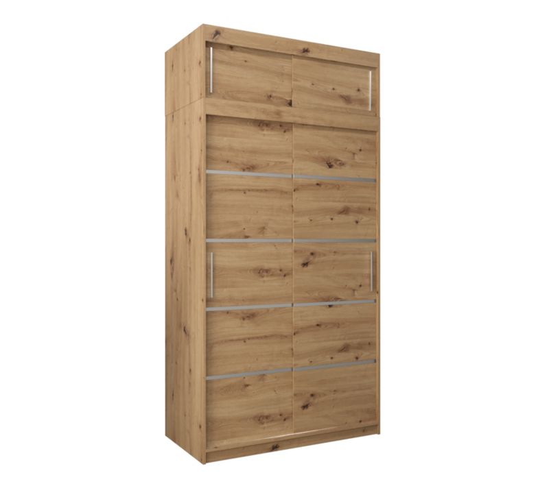 Szafa przesuwna Abiks Verona 1 120 artisan + artisan z nadstawką 1 szt.