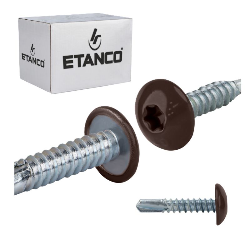 Wkręty samowiercące Etanco GT5 PH Lakierowane RAL 8017 5,5x25 mm 500szt