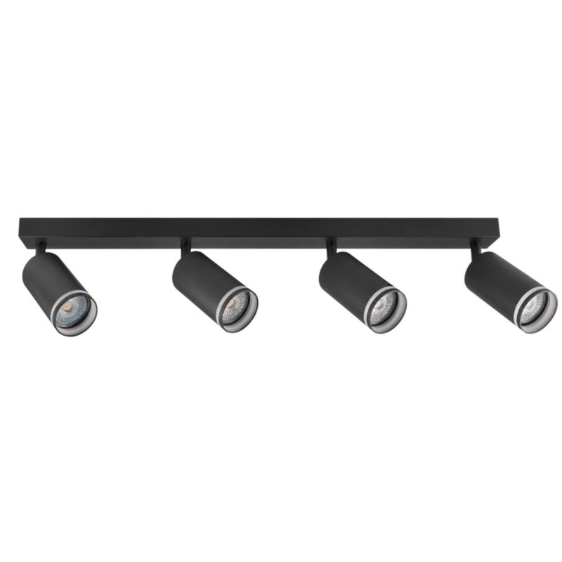 Kinkiet ścienny Polux Paris czarny 4 x GU10 x 10W IP20 wym: 10 x 5,5 cm - 1 szt.