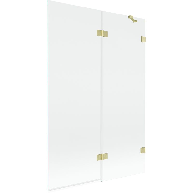 Parawan nawannowy Mexen Lunar złoty szczotkowany 120 x 150 cm 2-skrzydłowy - 897-120-100-55-00-P 1 szt.