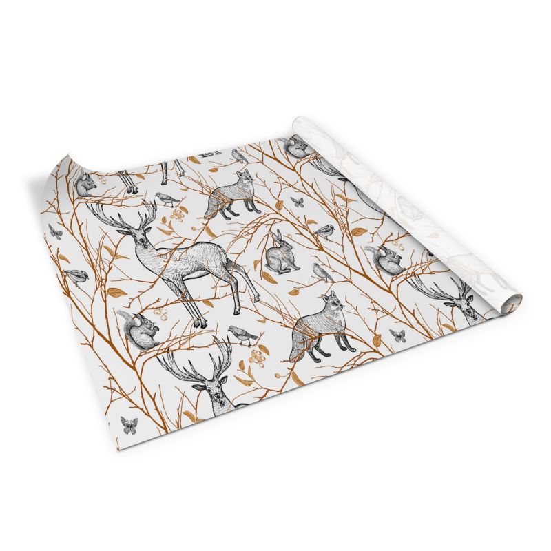 Samoprzylepna okleina Tulup 100x50 cm Leśne zwierzęta 1 szt.