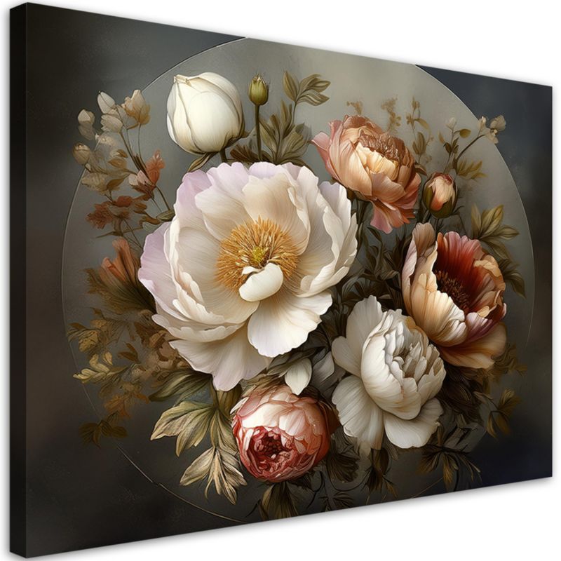 Obraz do salonu sypialni Feeby Natura Botanika Kwiaty 60x40 cm 1szt