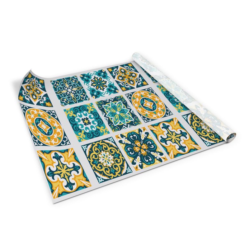 Samoprzylepna okleina Tulup 100x50 cm Wzór potrugalskich kafelek 1 szt.