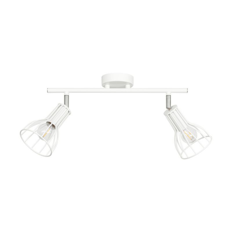 Lampa Sufitowa SPOT Light 2xE14 Max.40W Biały, Minimalistyczny Design od Polskiego Producenta, 1 szt.