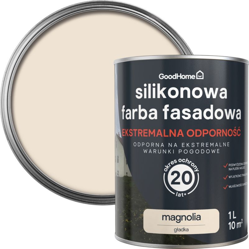Farba elewacyjna GoodHome Premium magnolia 1 l