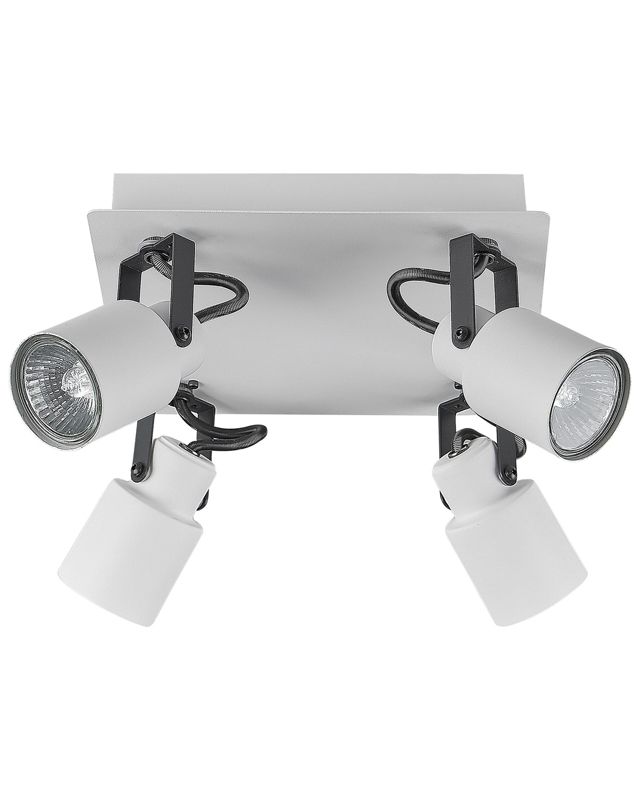 Lampa spot 4-punktowa Bonte Regulowana Metal Biały 1szt.