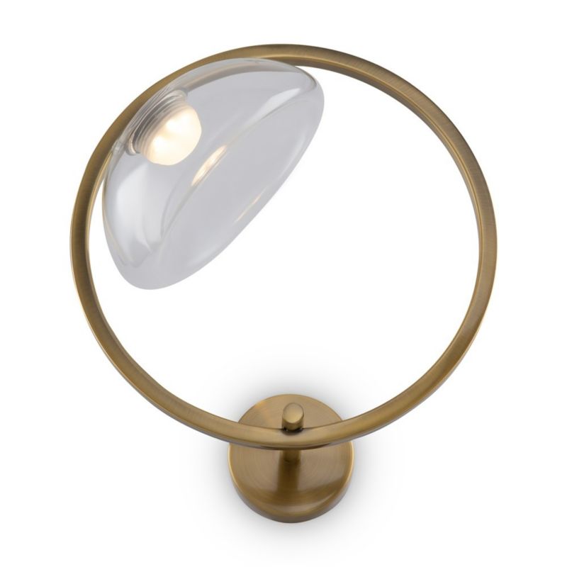 Kinkiet Maytoni Lunare mosiężno-złoty LED 5W 3000K 450lm IP20 wym: 35 x 21,8 x 32 cm - 1 szt.