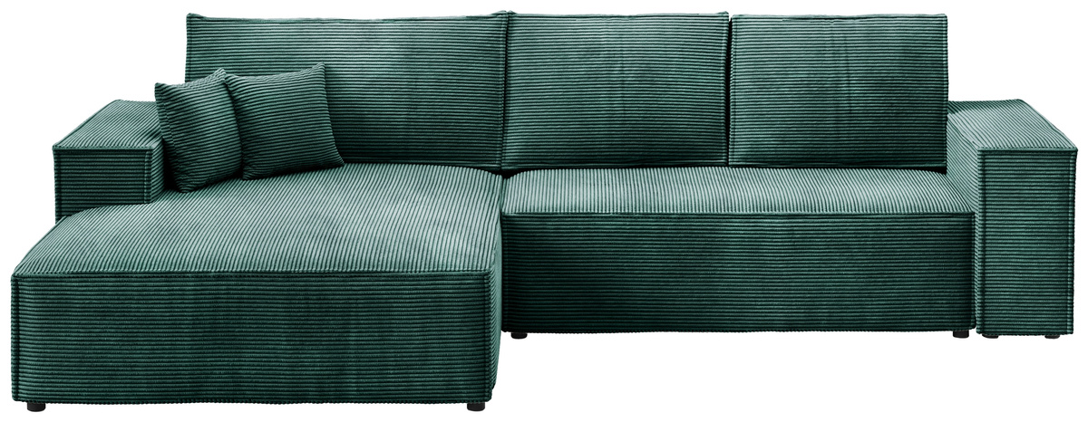 Rozkładany narożnik do salonu sztruksowy PABLO