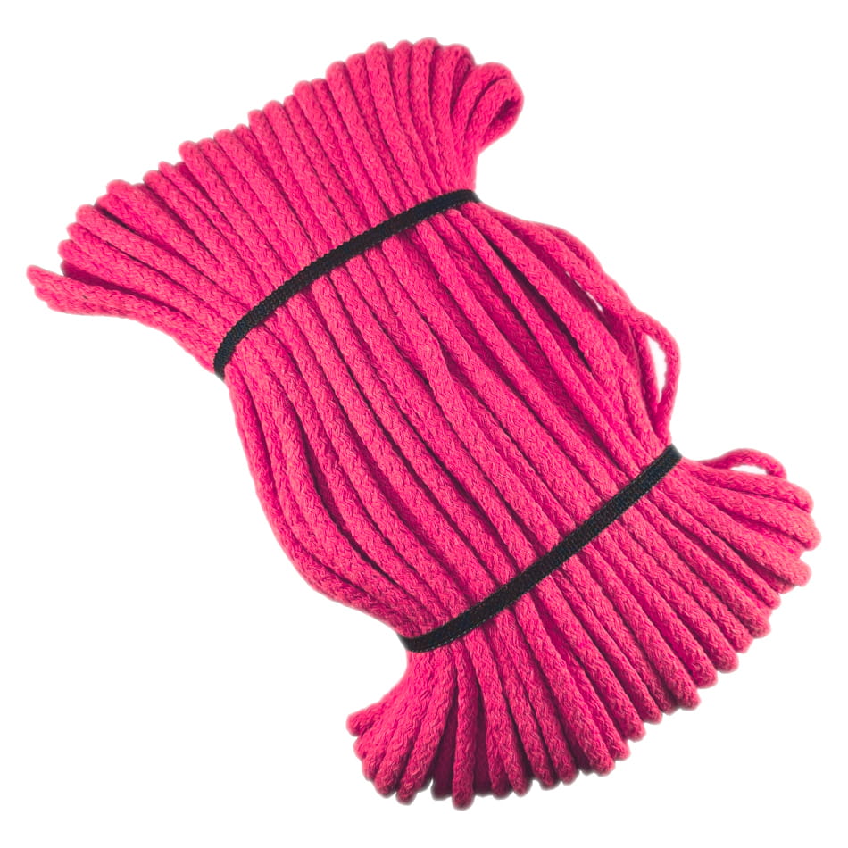 Sznurek fi 5mm Ariadna kol. 1620 różowy 50mb