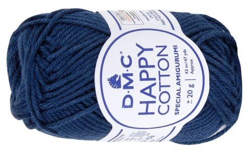 włóczka HAPPY COTTON DMC 758 / granatowy