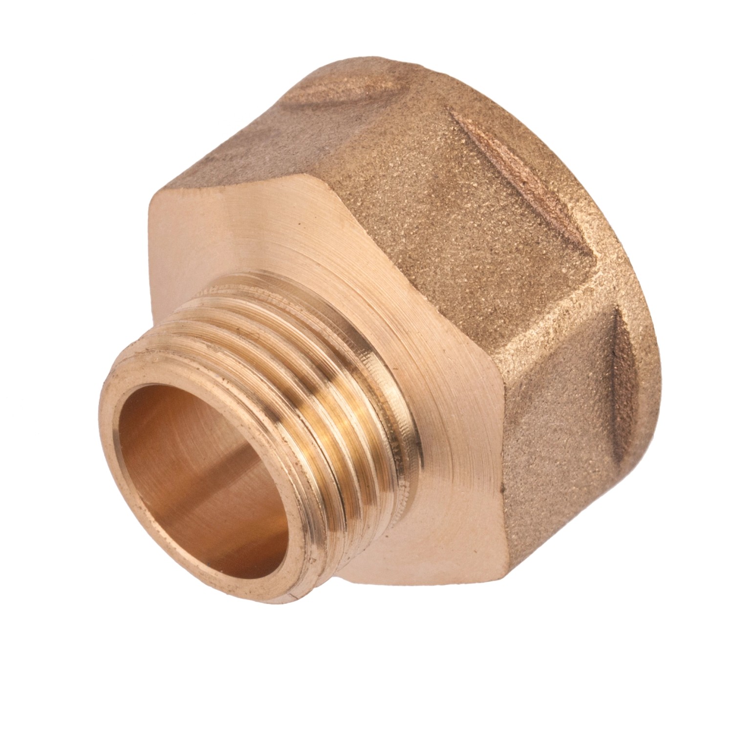 Invena Redukcja GW/GZ mosiądz 1/2" x 3/8"