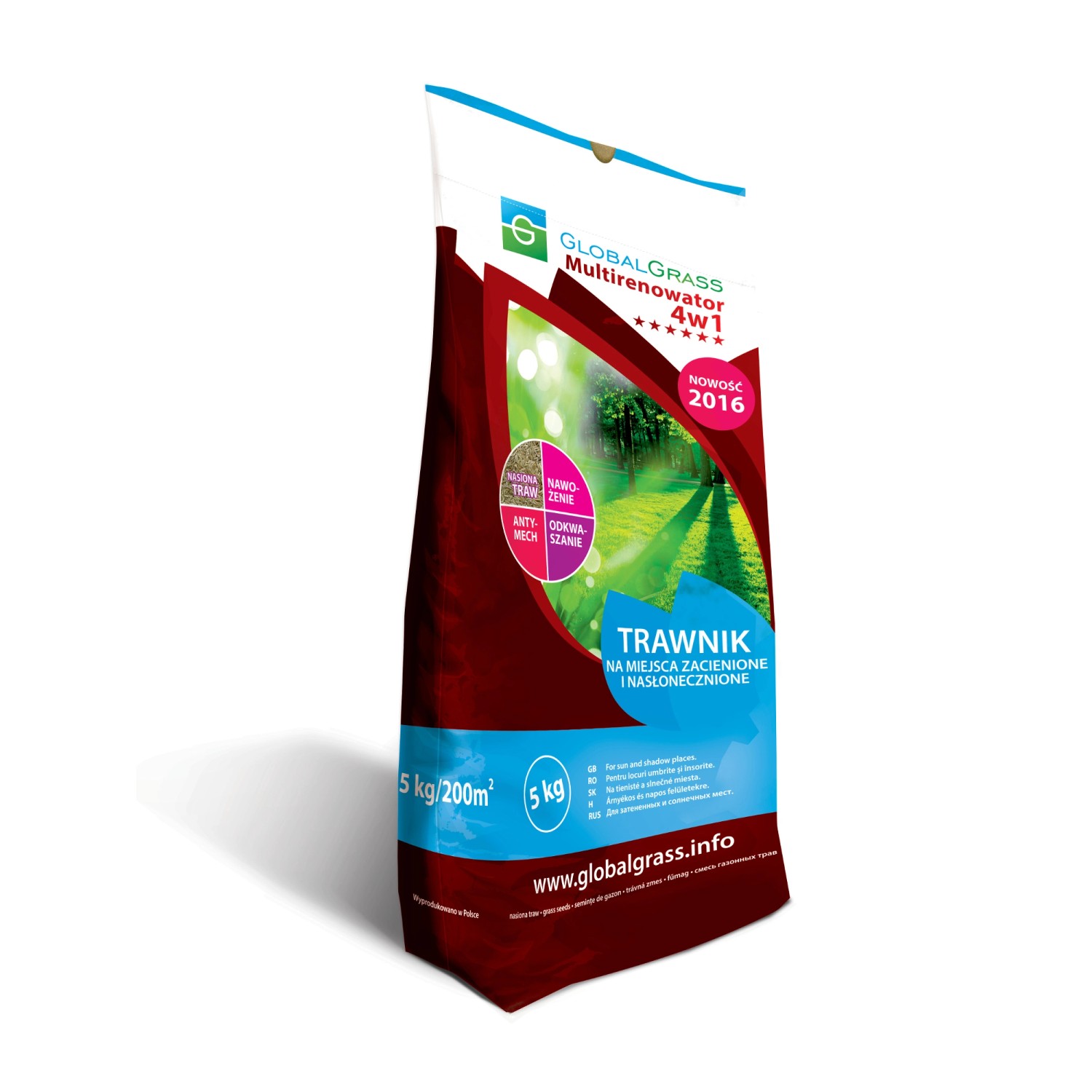 Global Grass Mieszanka traw Multirenowator 4w1 5 kg