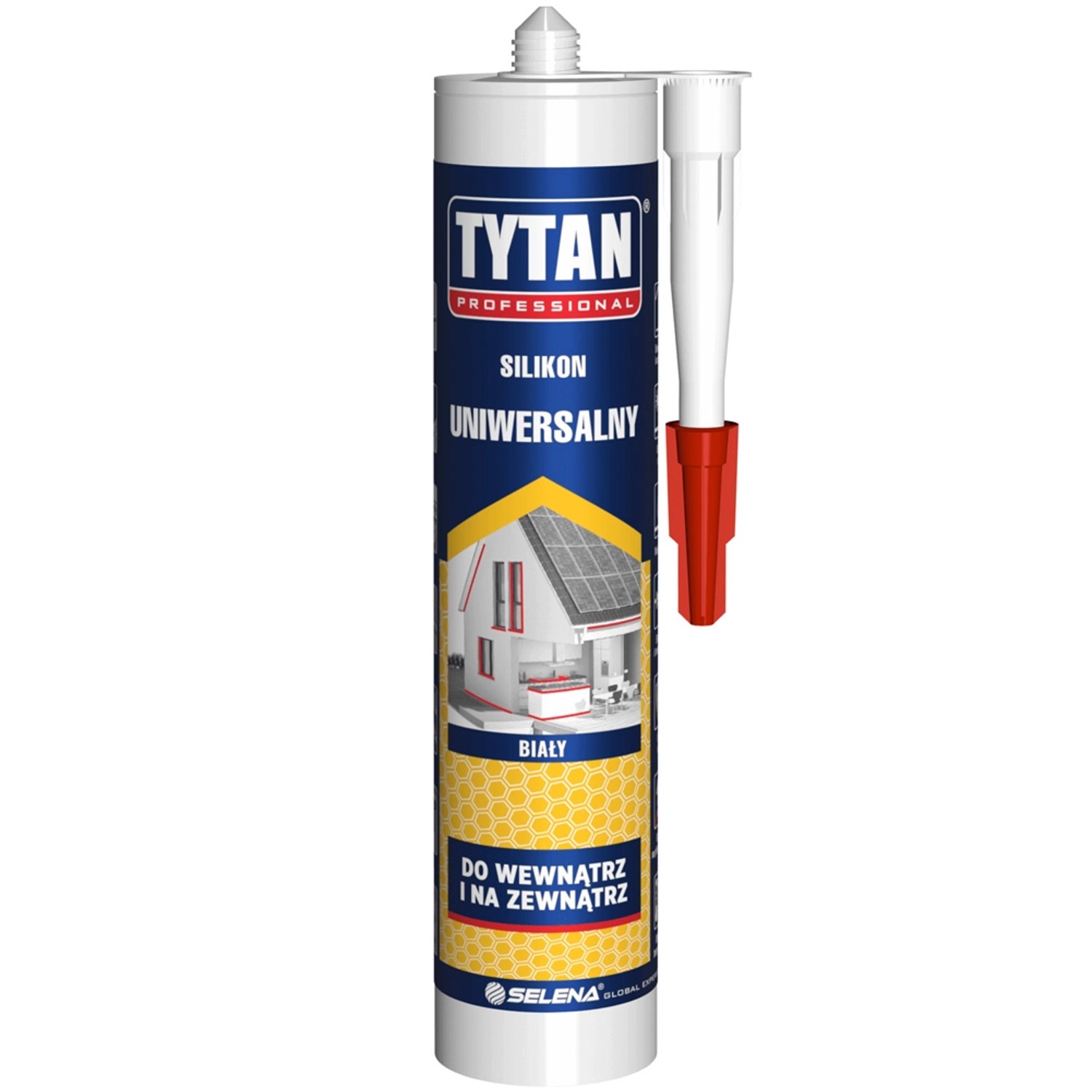 Tytan Silikon uniwersalny biały 280 ml
