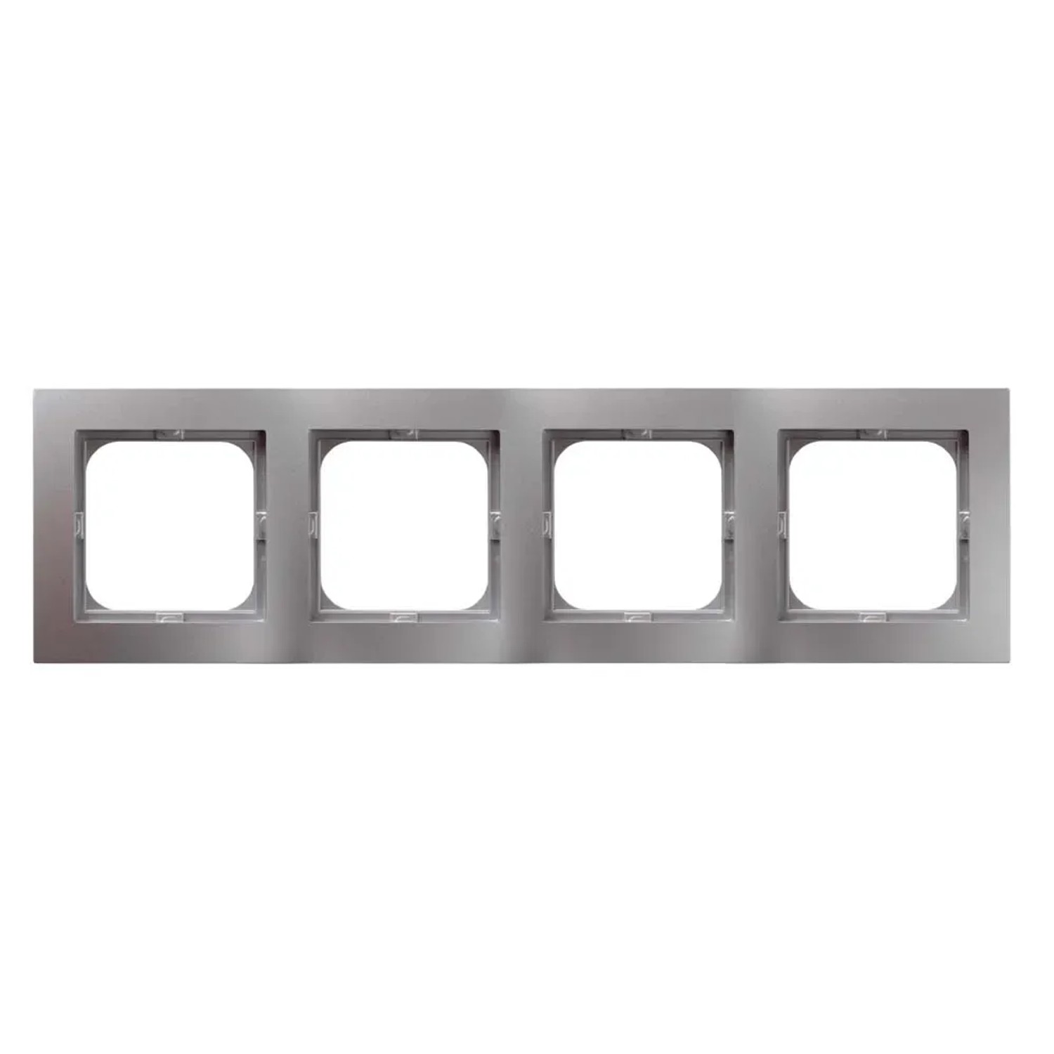 Ramka 4-krotna AS R-4G/18 srebro