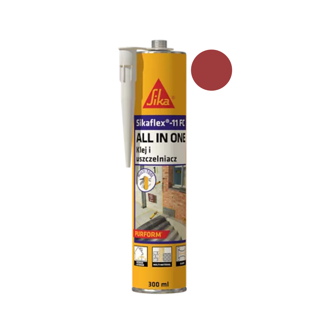 SIKA USZCZELNICZ SIKAFLEX 11FC CERAMICZNA CZERWIEŃ PURFORM 300ML