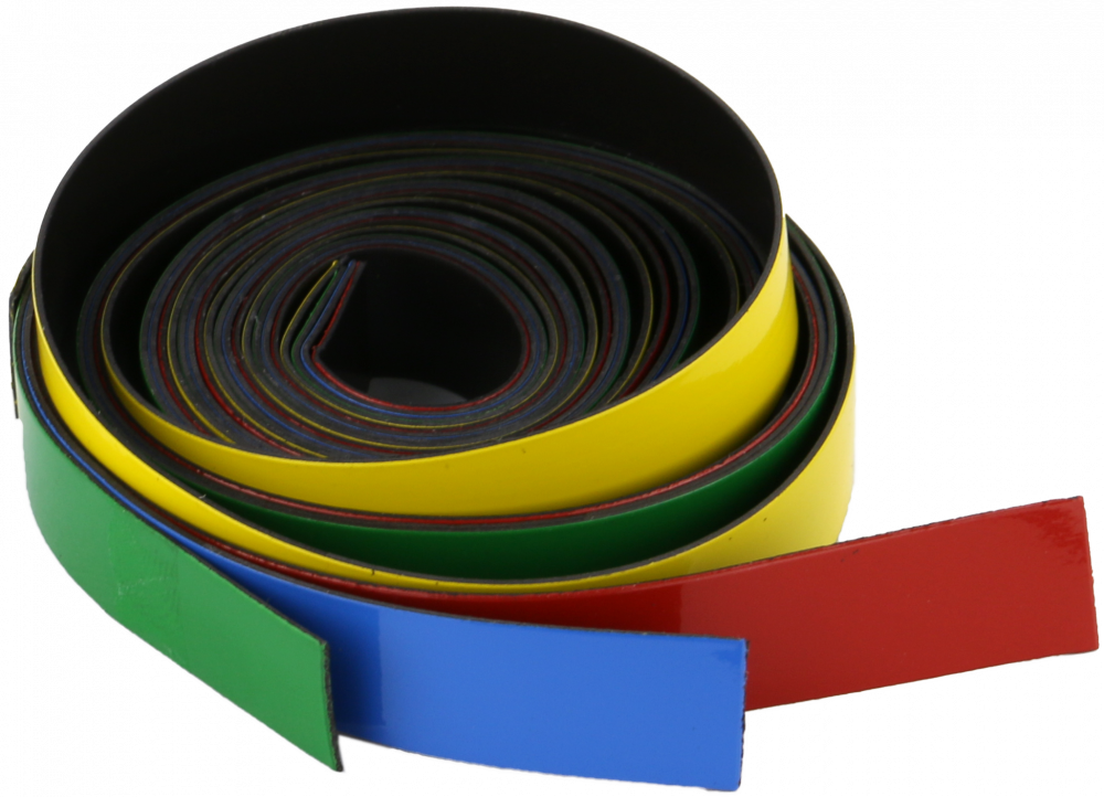 Paski magnetyczne 2x3, 4 sztuki, mix kolorów