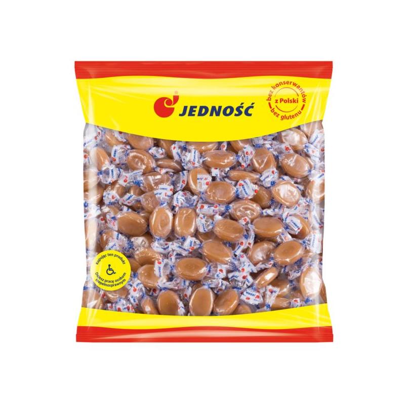 Cukierki Jedność Karmelki, mleczny, 1kg