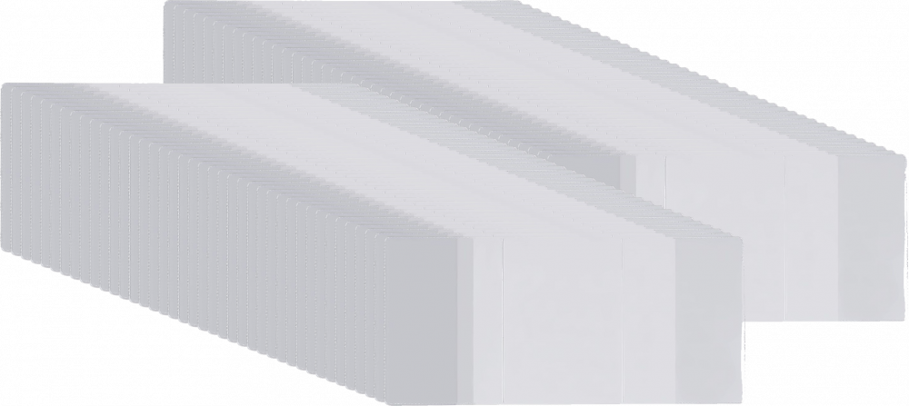 100x Etui na dowód rejestracyjny Biurfol, trójdzielne, 11x22.9cm, przezroczysty