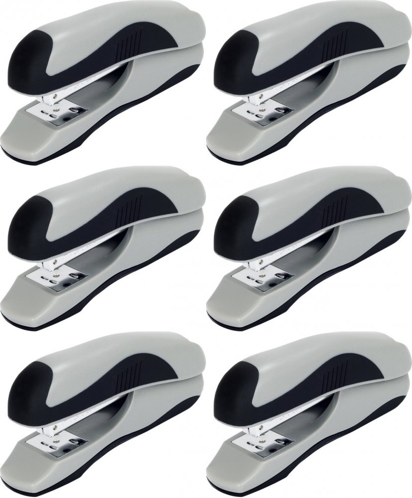 6x Zszywacz Eagle S5023B Alpha, do 20 kartek, czarny