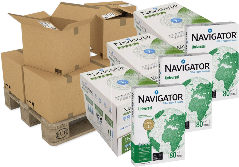 240x Papier ksero Navigator Universal, A4, 80g/m2, 500 arkuszy, biały