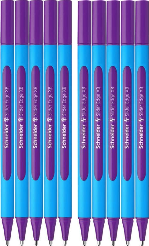 Długopis Schneider Slider Edge, XB, fioletowy 10sztuk