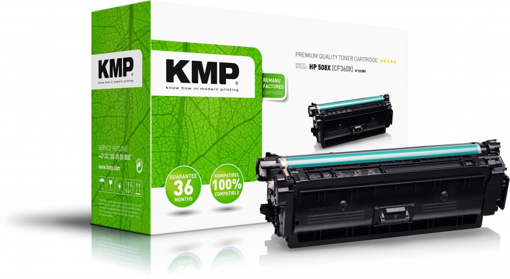 Toner KMP H-T223BX (CF360X), 12500 stron, black (czarny)