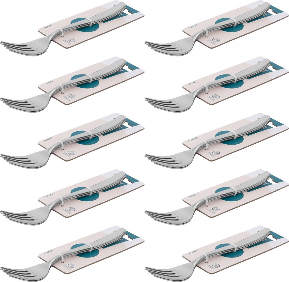 10x Widelec Altom Design Planet, 3 sztuki, srebrny