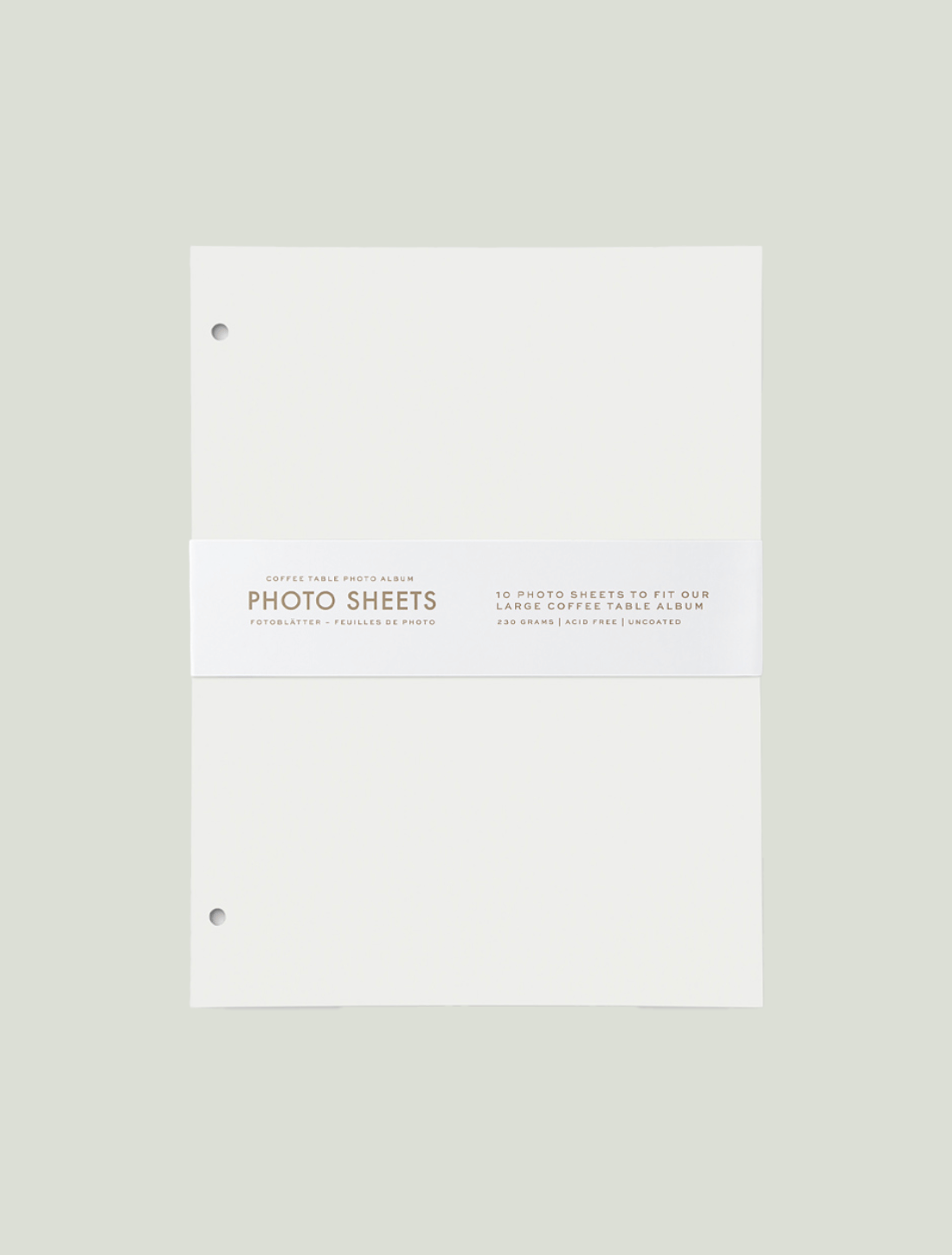 Papier uzupełniający do albumów PRINTWORKS 10 szt. biały, duży