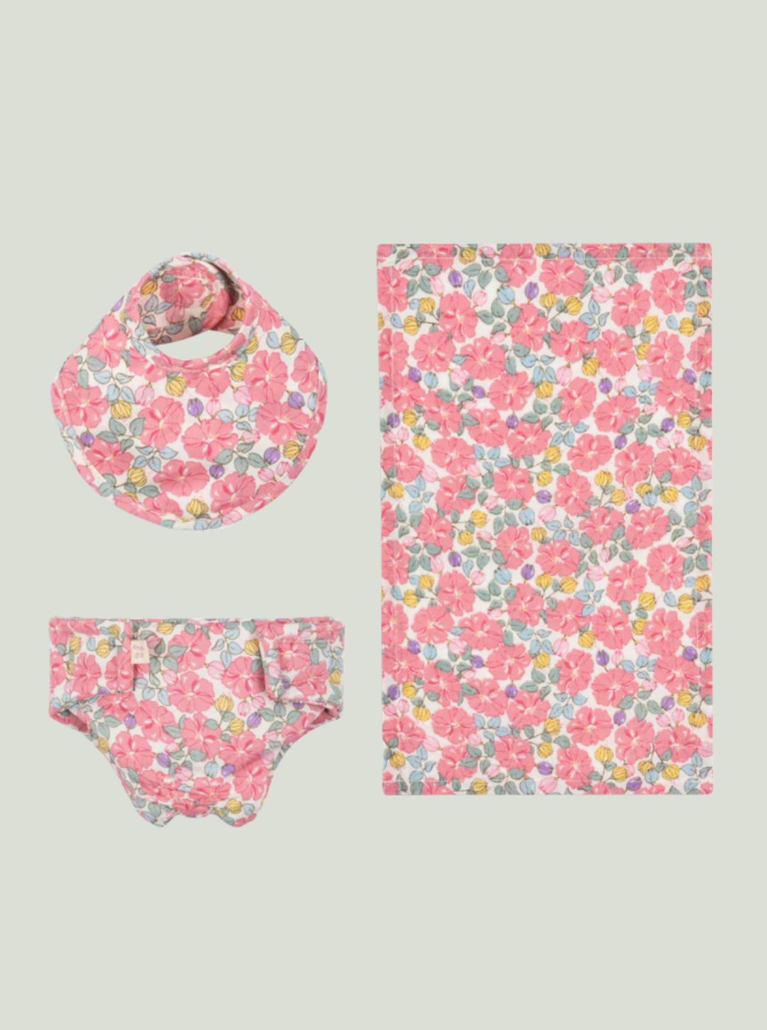 Zestaw ubranek DOLL NURSERY SET ROSE ANGLAISE Konges Sløjd