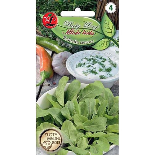 1 szt, Baby Leaf - Salatrauke - Samen: Ilość w opakowaniu: 2 g