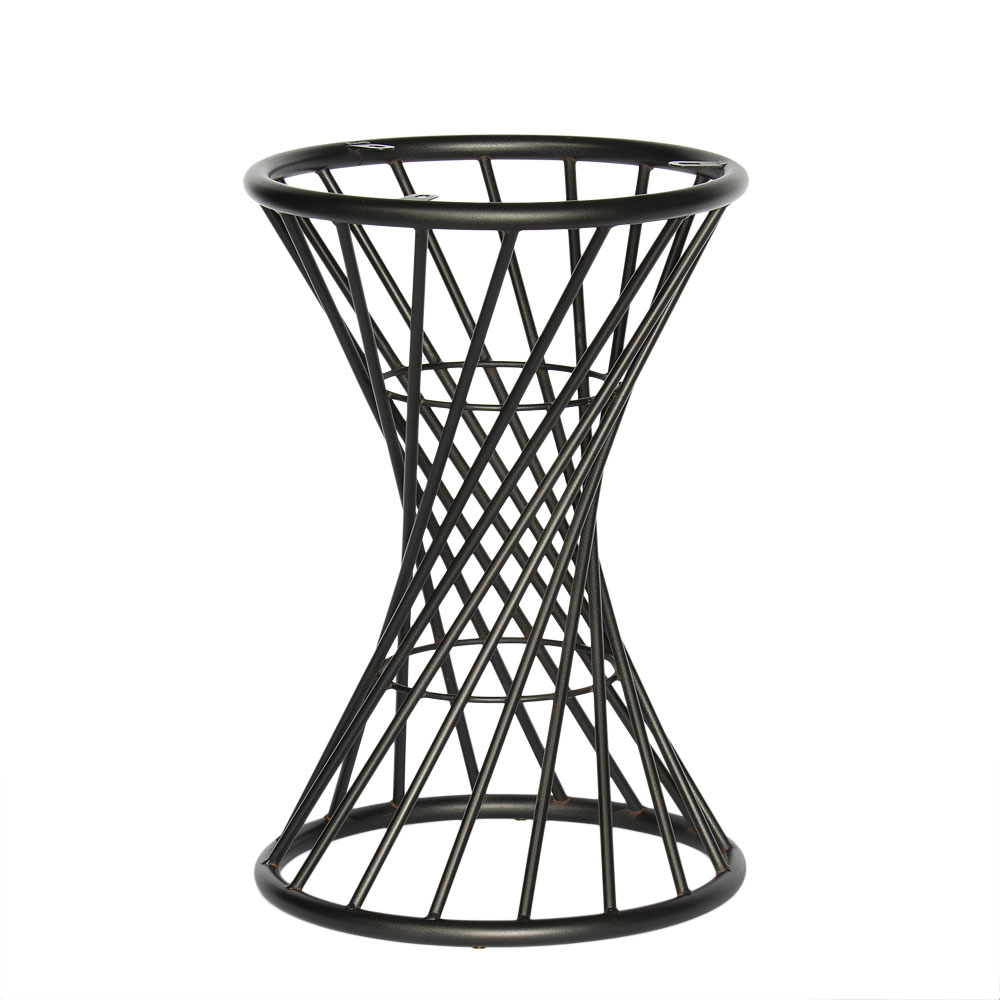 Noga podstawa stolika loftowa czarna ażurowa 0399-ARP