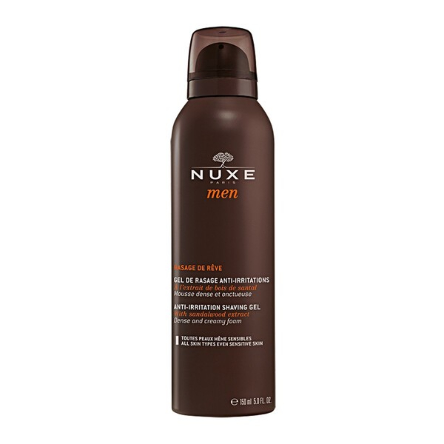 Nuxe men rasage de ręve - pianka do golenia łagodząca podrażnienia, 150 ml (data ważności: 31.03.2026)