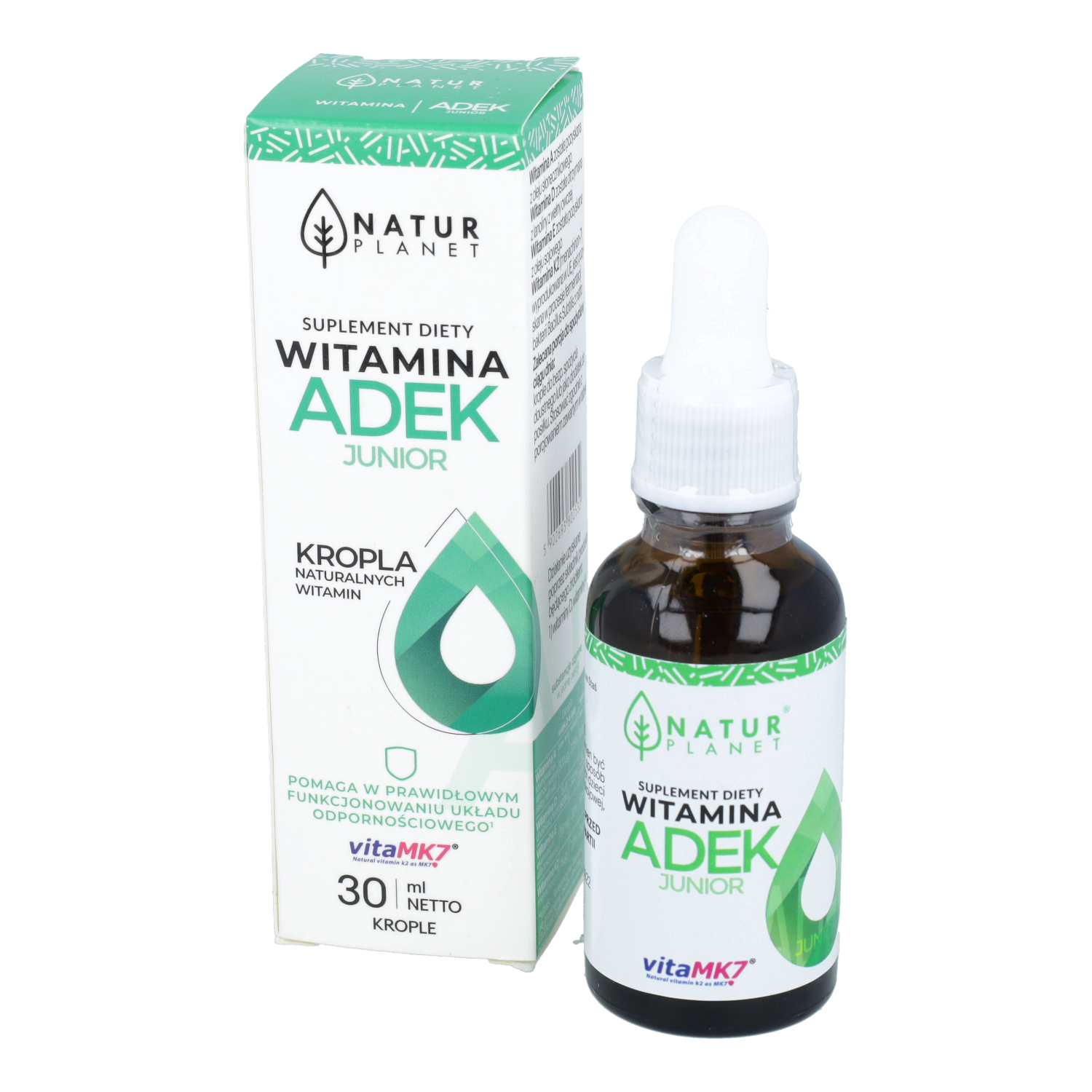 Natur planet - witamina adek junior, krople, 30 ml