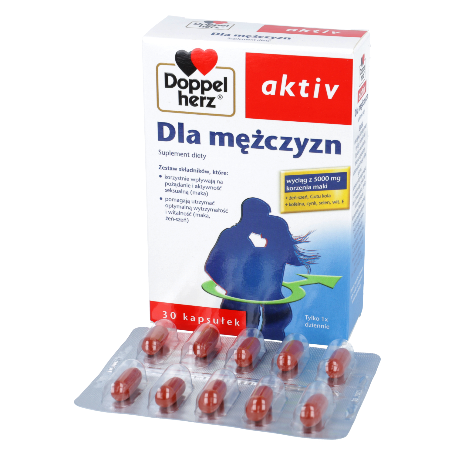 Doppelherz aktiv dla mężczyzn, 30 kapsułek