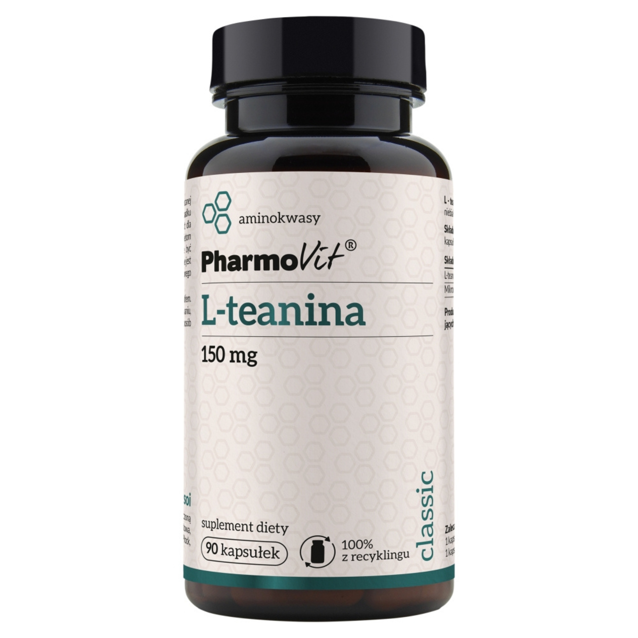 Pharmovit l-teanina 150 mg, 90 kapsułek