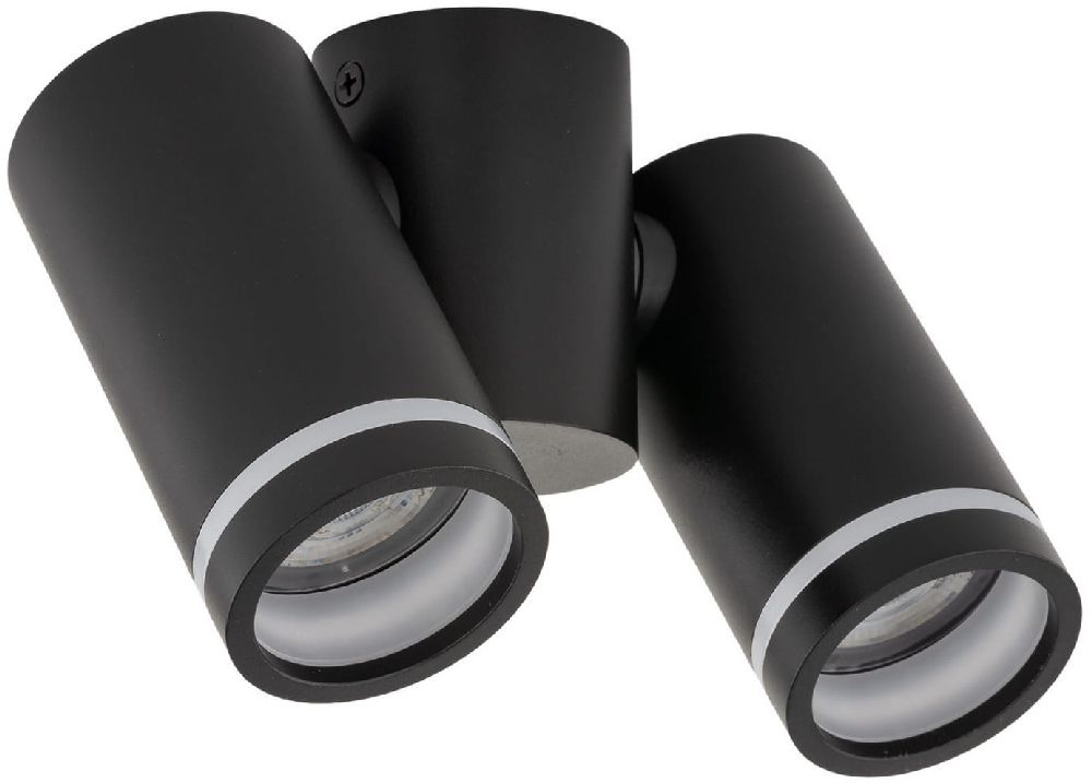 TK Lighting Jet lampa podsufitowa 2x10 W czarna 4539