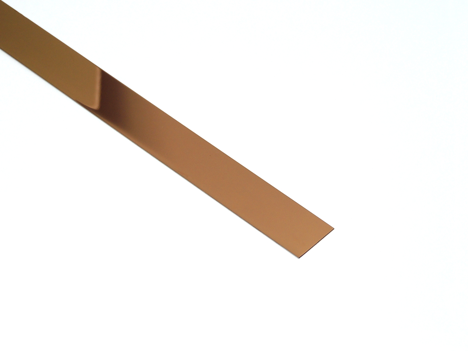 Profil Decor listwa do glazury płaskownik 3x270 cm stal nierdzewna brązowy poler