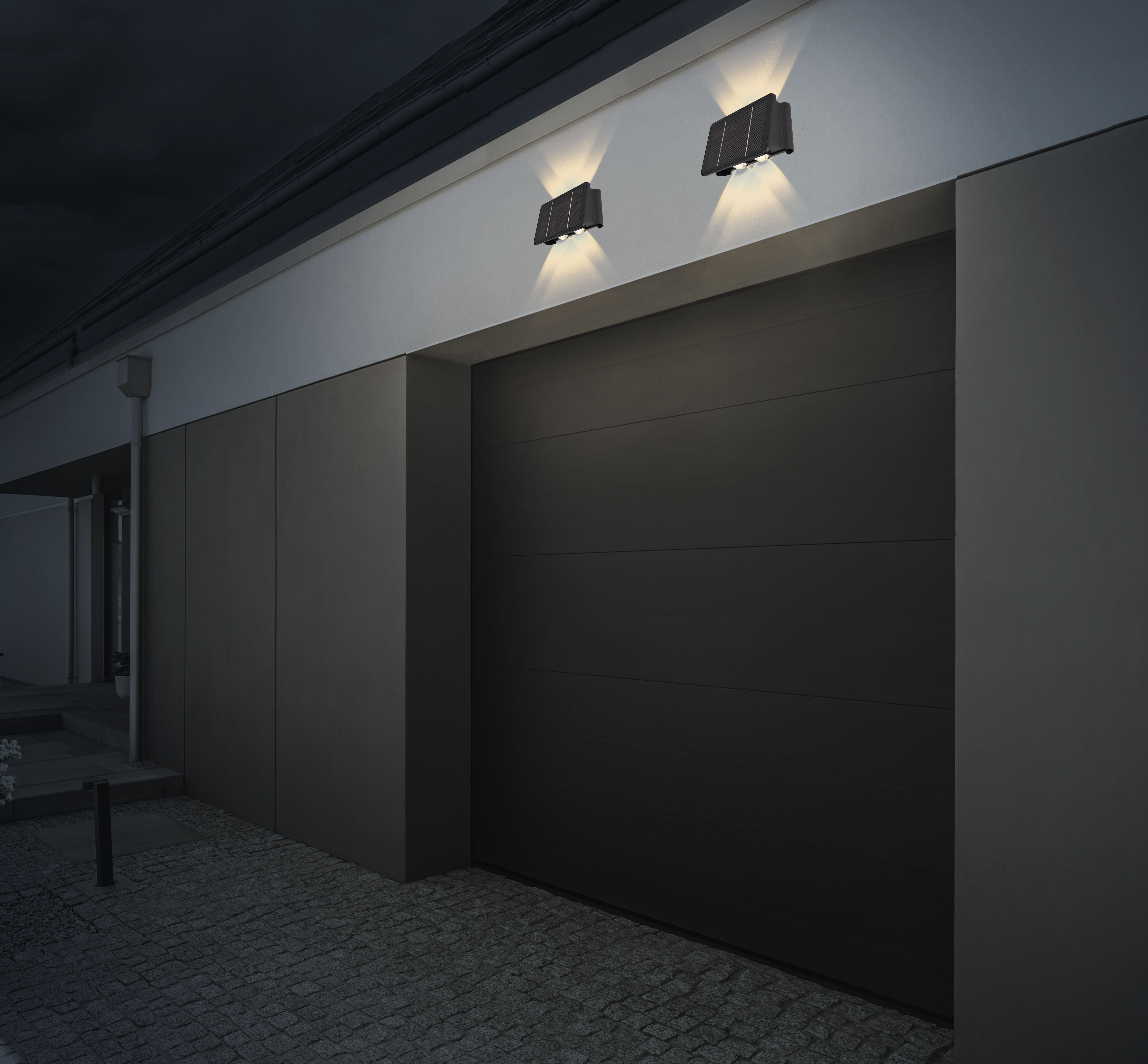 Globo Lighting Solar kinkiet solarny 1x1 W czarny 36496