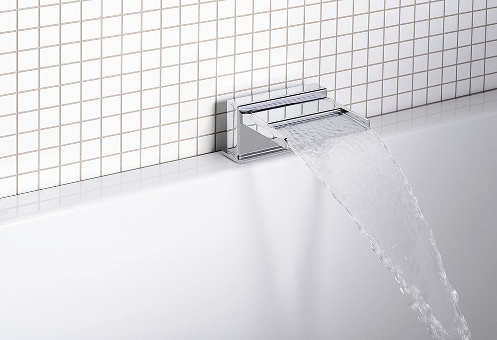 Sapho wylewka na brzeg wanny kaskadowa chrom 5107