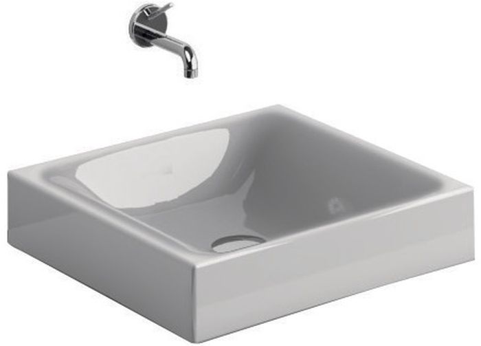 Kerasan Cento umywalka 45x45 cm kwadratowa biała 354401