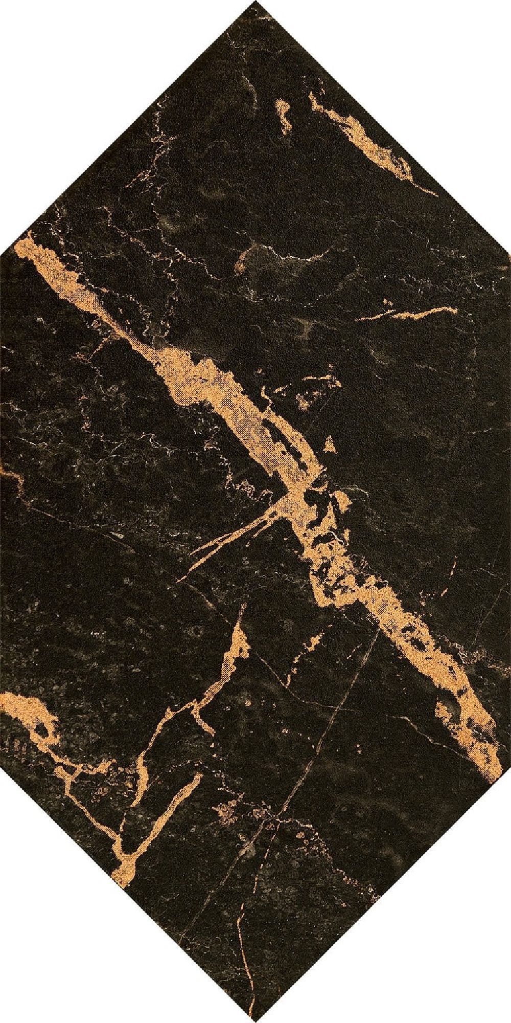 Domino Carmell Gold Form dekor ścienny 22,5x14,8 cm brązowa