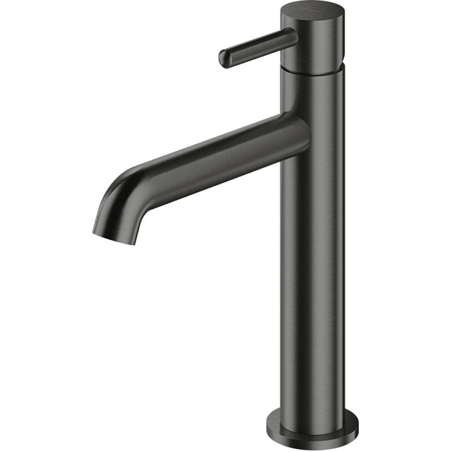 OMNIRES Bateria umywalkowa Y, 23 cm (głowica 25 mm) grafit szczotkowa