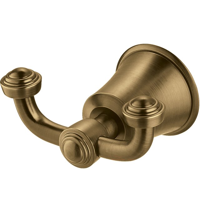 OMNIRES Haczyk ART LINE podwójny brąz antyczny szczotkowany AL53120BR