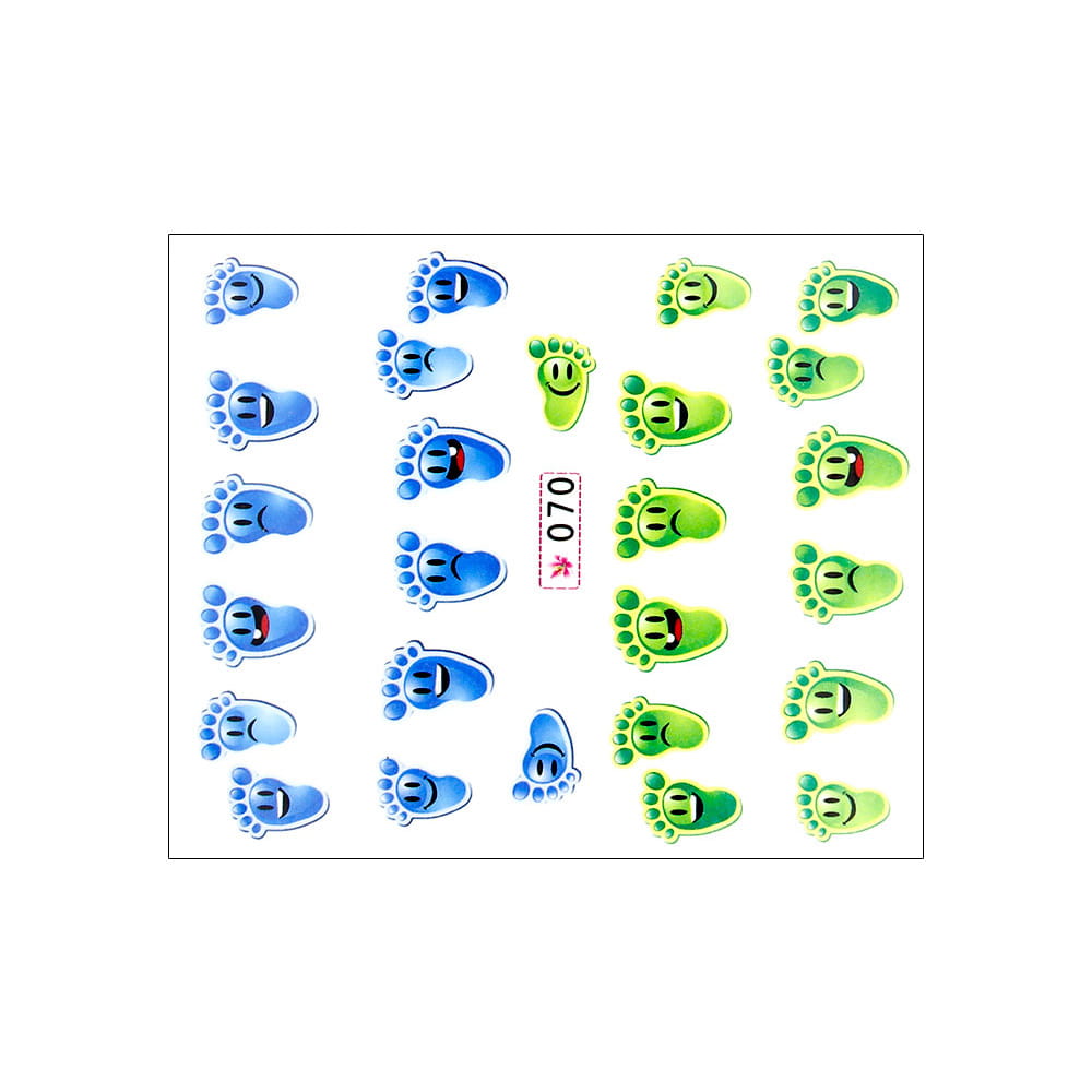 Naklejki wodne do paznokci bajkowe Nr 070