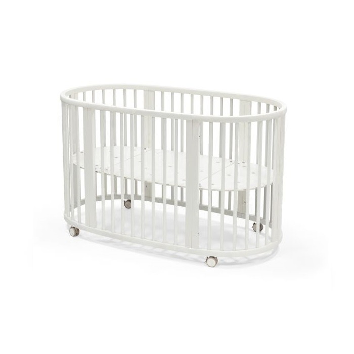 Stokke Sleepi V3 - owalne łóżeczko dziecięce-White